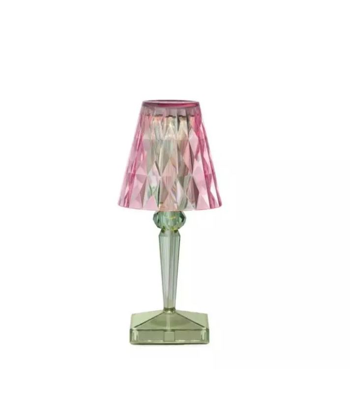 Kartell Battery Lamp роз/мятн 9140/rv Kartell Battery Lamp роз/мятн 9140/rv