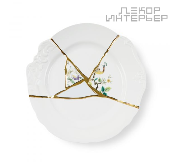 Seletti Kintsugi Dinner Plate 09612 Seletti Kintsugi Dinner Plate 09612