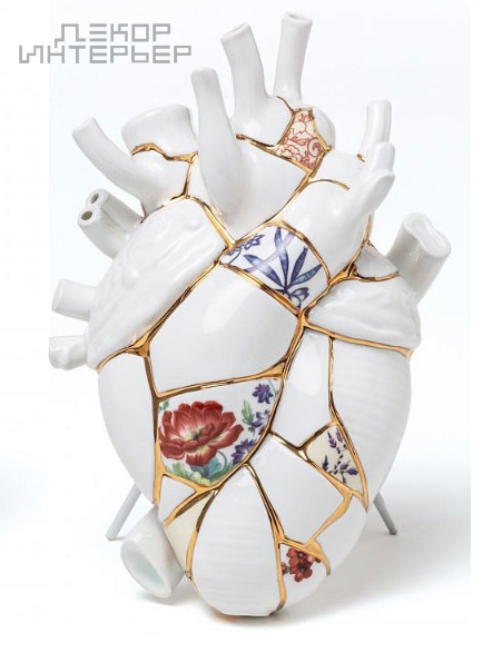 Seletti ваза Seletti Love In Bloom Kintsugi 09929 Seletti ваза Seletti Love In Bloom Kintsugi 09929